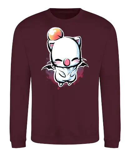 Kupo Watercolor - mog, final, mascot, ff7, Final - Sweatshirt