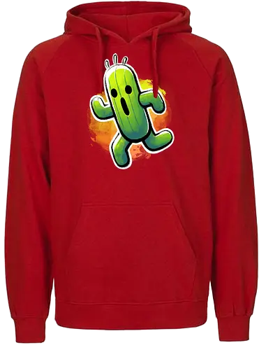 Cactus Watercolor - kaktus, final, fantasy, enemy, boss, fight, Kaktus - Fairtrade Hoodie