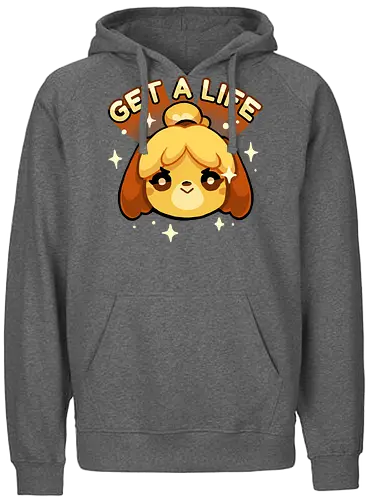 Get a Life - isabelle, animal, Crossing, island, insel - Fairtrade Hoodie