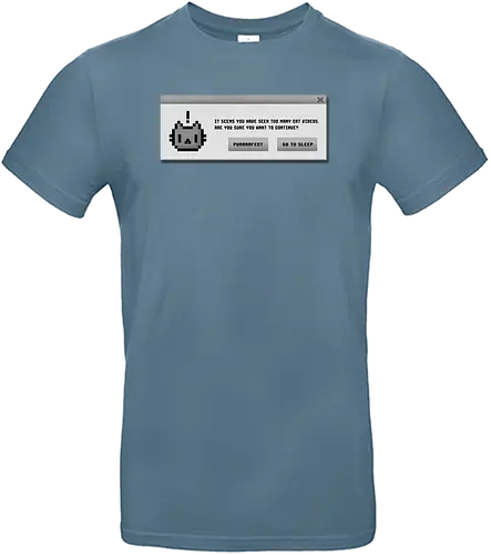 Alert cat - cat, katze, videos, kitten, kitty, Fehler - Standard T-Shirt