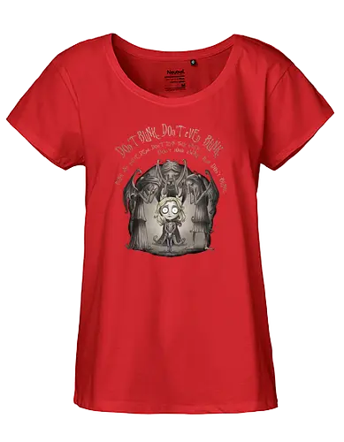 Don't Blink - Doctor, drwho, bbc, weeping angel - Fairtrade Girl Shirt
