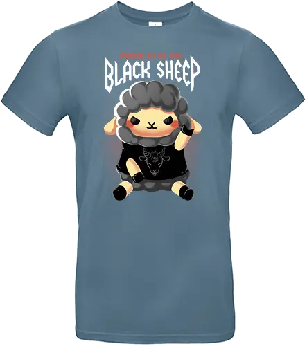 Black sheep - black sheep, metal, black metal, music, satan, pentagram - Standard T-Shirt