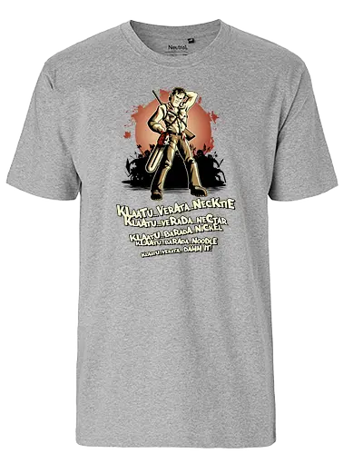Klaatu Barada Nikto - armee der finsternis, ash, bruce campbell, army of darkConsoles - Fairtrade T-Shirt