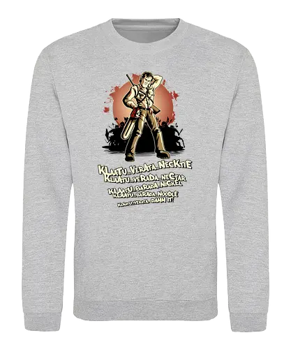 Klaatu Barada Nikto - armee der finsternis, ash, bruce campbell, army of darkConsoles - Sweatshirt