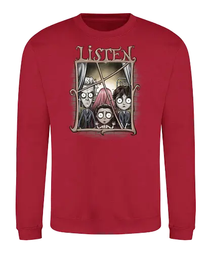 Listen - Doctor, drwho, bbc, clara, peter capaldi - Sweatshirt