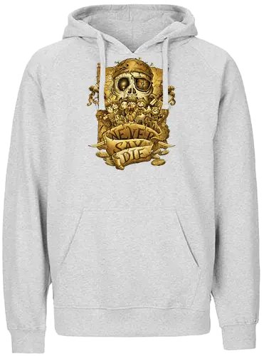 Never say die - goonies, mikey, brand, chunk, mouth, data, sloth, fratelli - Fairtrade Hoodie
