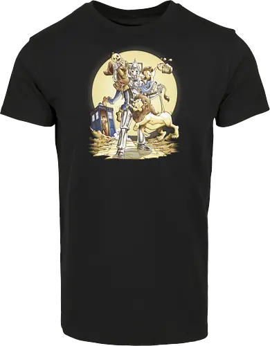 Planet of Oz - drwho, bbc, tardis, david tennant, cybermen, wizard of oz, zauberer von oz, dorothy, vogelscheuche, blechmann, löwe, Doctor - Hausmarke Shirt