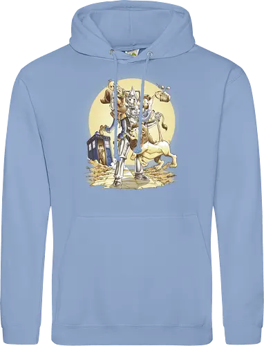 Planet of Oz - drwho, bbc, tardis, david tennant, cybermen, wizard of oz, zauberer von oz, dorothy, vogelscheuche, blechmann, löwe, Doctor - Standard Hoodie