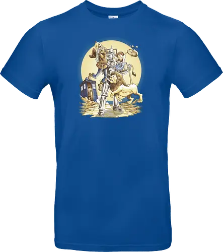 Planet of Oz - drwho, bbc, tardis, david tennant, cybermen, wizard of oz, zauberer von oz, dorothy, vogelscheuche, blechmann, löwe, Doctor - Standard T-Shirt