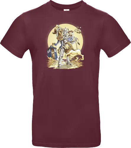 Planet of Oz - drwho, bbc, tardis, david tennant, cybermen, wizard of oz, zauberer von oz, dorothy, vogelscheuche, blechmann, löwe, Doctor - Standard T-Shirt