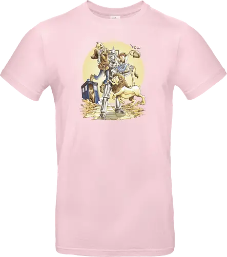 Planet of Oz - drwho, bbc, tardis, david tennant, cybermen, wizard of oz, zauberer von oz, dorothy, vogelscheuche, blechmann, löwe, Doctor - Standard T-Shirt