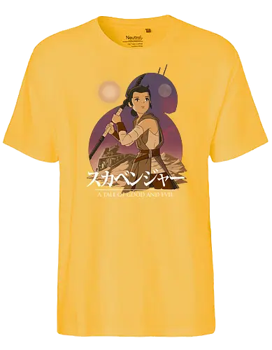 Scavenger - space opera, anime, mashup, sci fi, science fiction, the force - Fairtrade T-Shirt