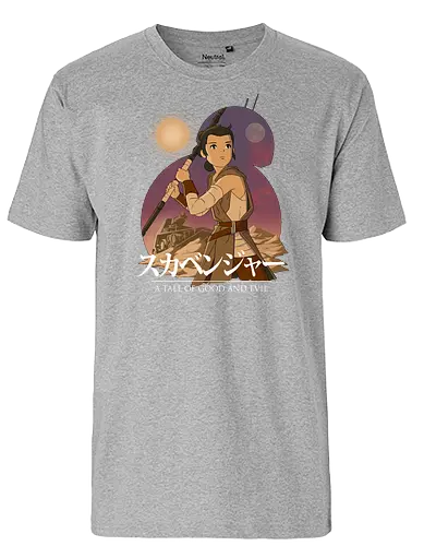 Scavenger - space opera, anime, mashup, sci fi, science fiction, the force - Fairtrade T-Shirt