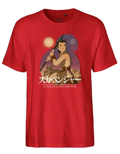 Scavenger - space opera, anime, mashup, sci fi, science fiction, the force - Fairtrade T-Shirt