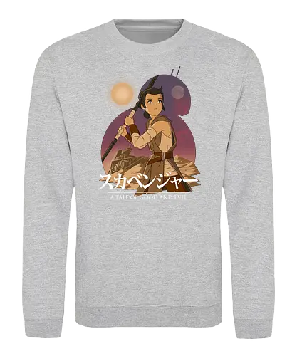 Scavenger - space opera, anime, mashup, sci fi, science fiction, the force - Sweatshirt