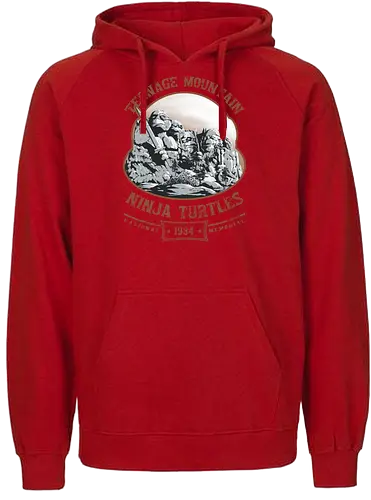 Teenage Mountain Ninja - tmnt, mount rushmore - Fairtrade Hoodie