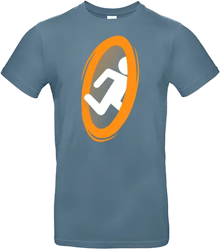 Portal t-shirt B - portal, gaming, Portal B, fun, Set - Standard T-Shirt