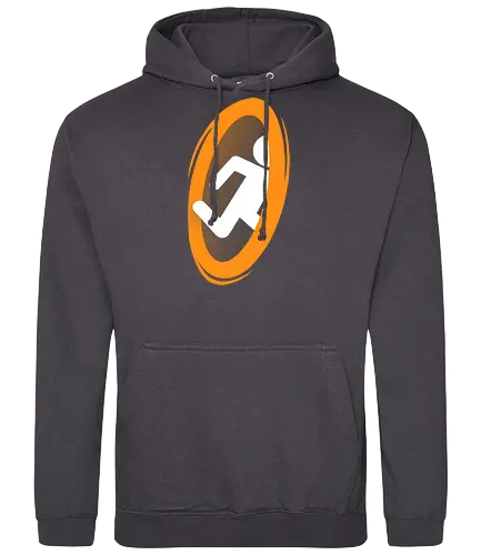 Portal t-shirt B - portal, gaming, Portal B, fun, Set - Standard Hoodie