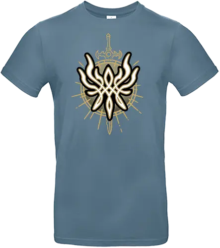 Sword of Creation - gaming, console, fire, Emblem, sword, schwert, weapon - Standard T-Shirt