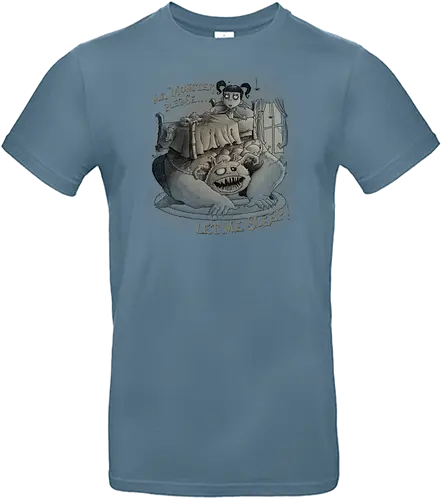 Every night the same - monster, bed, bett, schlafen, kind, grusel, creepy - Standard T-Shirt