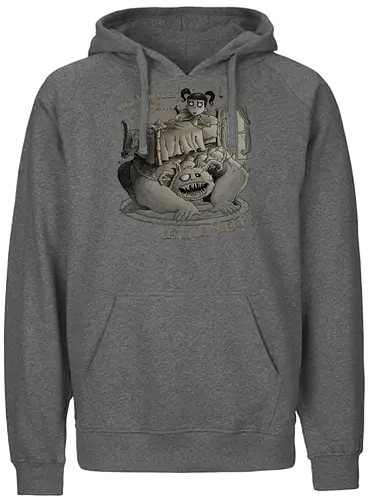 Every night the same - monster, bed, bett, schlafen, kind, grusel, creepy - Fairtrade Hoodie