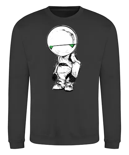 Paranoid Android - douglas adams, 42, marvin, manic depression, bipolar disorder - Sweatshirt