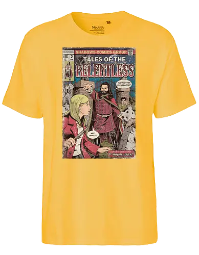 The Relentless - tv, series, What we do, shadows, vampire, vampire slayer, buffy, comic, mashup - Fairtrade T-Shirt