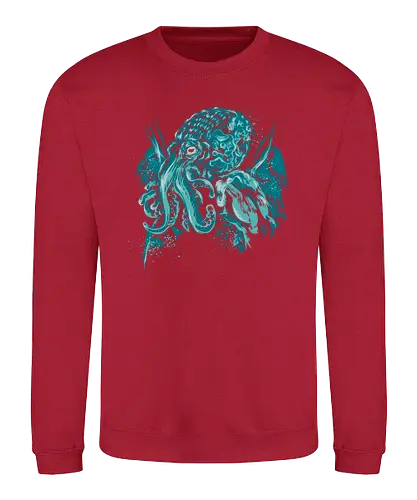 A God Beyond The Sea - cthulhu, hp lovecraft, lovecraft, elder thing, great old gods - Sweatshirt