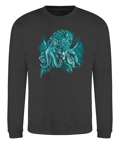 A God Beyond The Sea - cthulhu, hp lovecraft, lovecraft, elder thing, great old gods - Sweatshirt