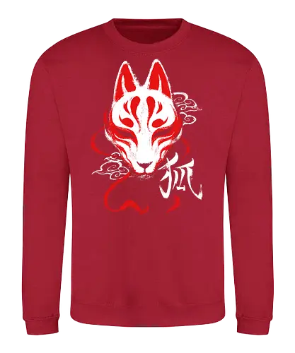 Kitsune mask - kitsune, mask, fuchs, nippon, japan - Sweatshirt