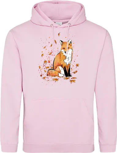 Fox in the Night - fox, fuchs, art, kunst, cute, niedlich - Standard Hoodie