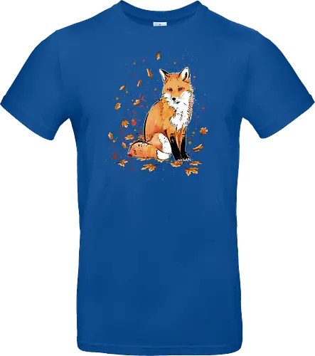 Fox in the Night - fox, fuchs, art, kunst, cute, niedlich - Standard T-Shirt