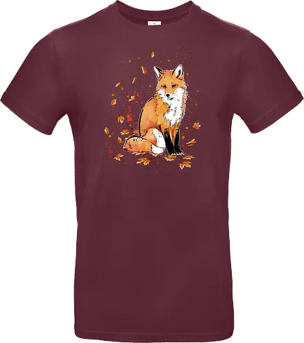 Fox in the Night - fox, fuchs, art, kunst, cute, niedlich - Standard T-Shirt