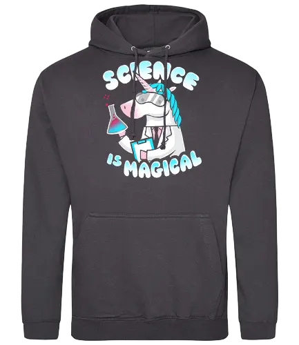 Science is Magical - unicorn, einhorn, science, wissenschaft, magic - Standard Hoodie