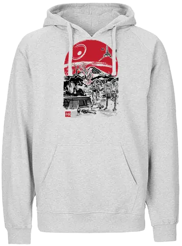 The Empire in Japan - space opera, forest, sci fi, science fiction, war, wars, star, stars, japan, nippon - Fairtrade Hoodie