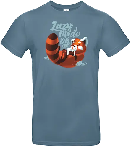 Lazy mode ON - weekend, wochenende, faul, nap, relax, red panda, panda - Standard T-Shirt
