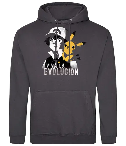 Viva la evolución - evolution, pocket, monster, starter, gaming - Standard Hoodie