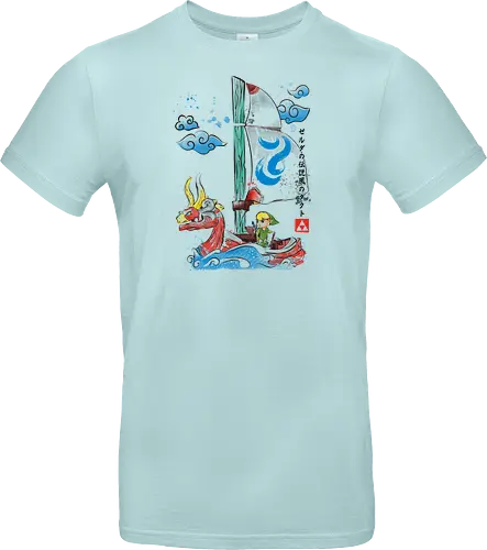 Sailing with the Wind Watercolor