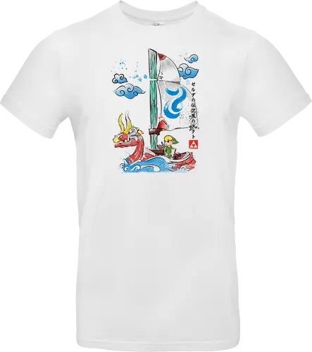 Sailing with the Wind Watercolor