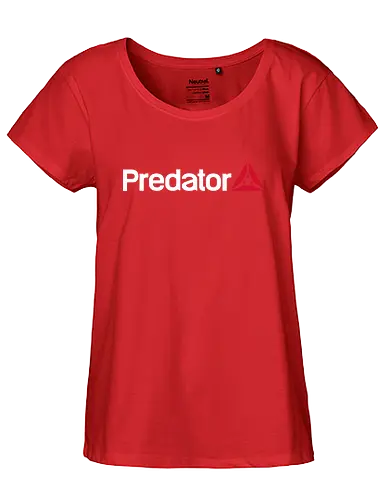 Predator - predator, mashup, sports, movie, horror, alien, scifi, logo - Fairtrade Girl Shirt