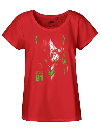 EVA01 ink - eva01, Shinji, NGE, evangelion, mecha, anime, classic - Fairtrade Girl Shirt