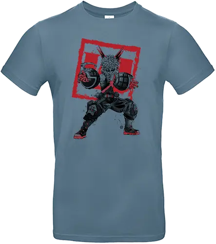 Bakugo Sumi-e - Hiroaka, katsuki bakugo, all might, saiyan, izuku midoriya, ochako uraraka, shoto todoroki, manga, anime, boku no hero, izuku, tenya iida, deku, Academia - Standard T-Shirt