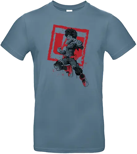 Deku Sumi-e - Hiroaka, Academia, katsuki bakugo, all might, saiyan, izuku midoriya, ochako uraraka, shoto todoroki, manga, anime, boku no hero, izuku, tenya iida, deku - Standard T-Shirt