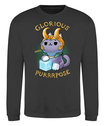 Variant Kitty - cat, kitty, god, mischief, Variant, time - Sweatshirt