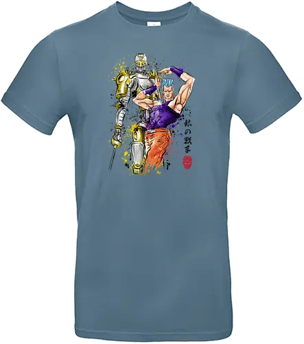 Silver Chariot Watercolor - jojos bizarre adventure, killer queen, manga, jojos, anime, battle tendency, vento aureo, jojolion, joseph, stand, stardust crusaders, joestar, jotaro kujo, phantom blood, jn pierre polnareff, Dinokage kira, diamond is unbrkable - Standard T-Shirt