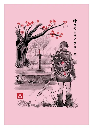 A Hero of Time to the Sumi-e