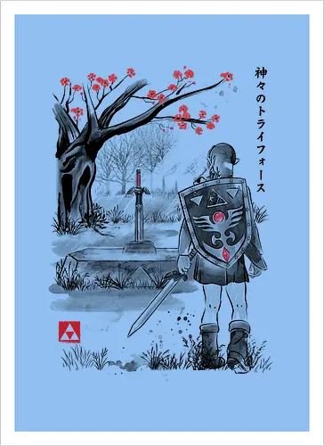 A Hero of Time to the Sumi-e