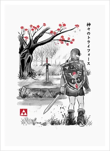 A Hero of Time to the Sumi-e