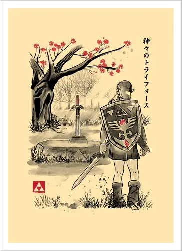 A Hero of Time to the Sumi-e