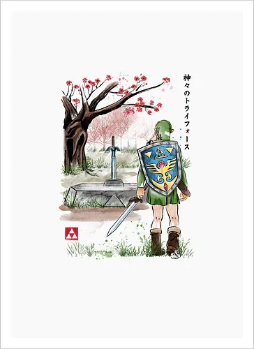A Hero of Time to the Watercolor